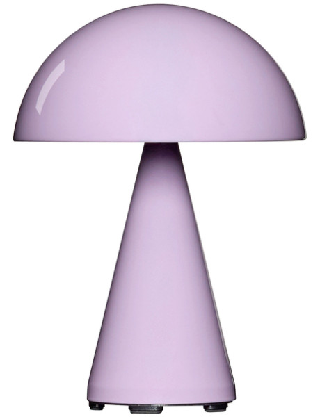 Lampe à poser LED rechargeable rose clair en fer Ø 15 x H...