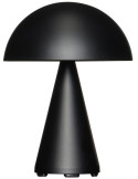 Lampe à poser LED rechargeable noir mat en fer Ø 15 x H 20 cm Mush