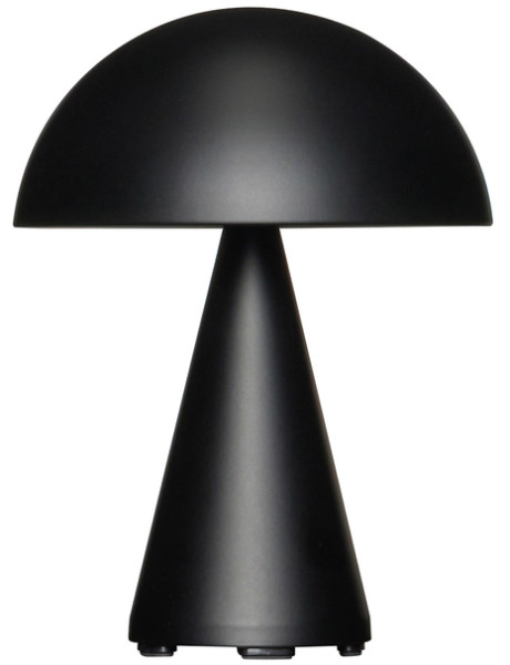 Lampe à poser LED rechargeable noir mat en fer Ø 15 x H...