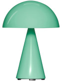 Lampe à poser LED rechargeable verte en fer et polycarbonate Ø 15 x H 20 cm Mush
