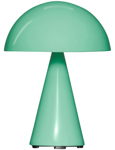 Lampe à poser LED rechargeable verte en fer et...
