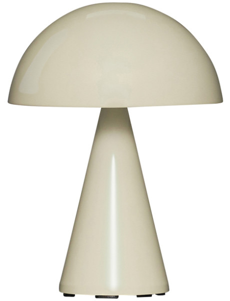 Lampe à poser LED rechargeable sable clair en fer et...