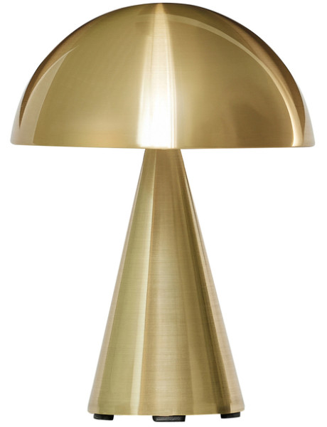 Lampe à poser LED rechargeable laiton en fer et...