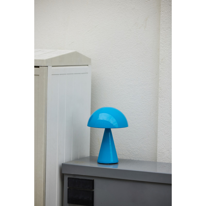 Lampe à poser LED rechargeable bleue...