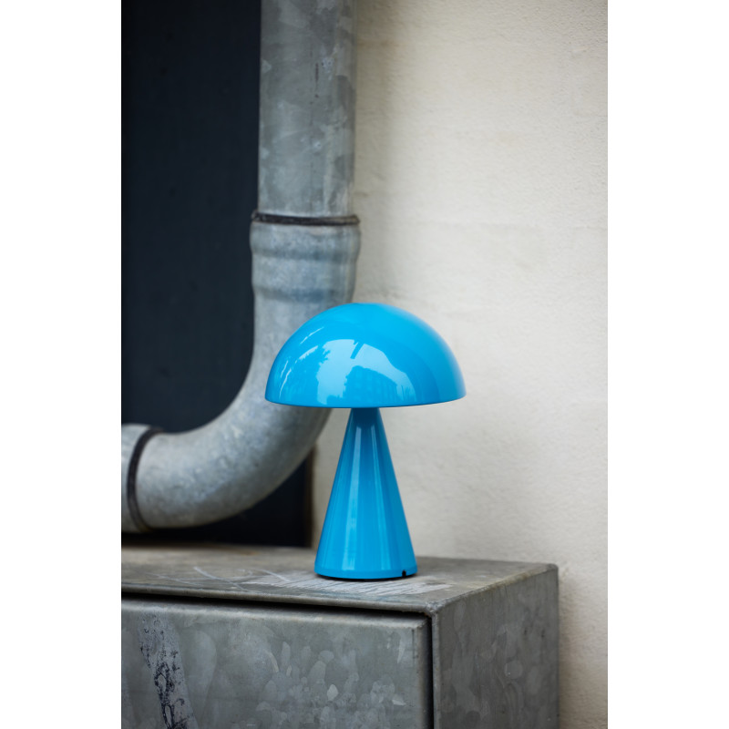 Lampe à poser LED rechargeable bleue...
