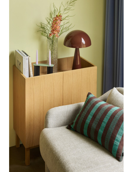 Lampe à poser marron en fer Ø 30 x H 50 cm Mush