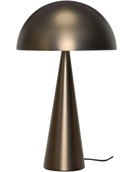 Lampe à poser laiton bruni en fer Ø 30 x H 50 cm Mush