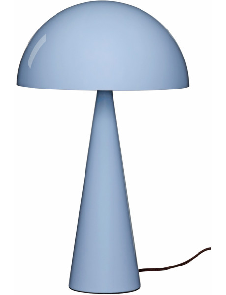 Lampe à poser bleu glacé en fer Ø 30 x H 50 cm Mush