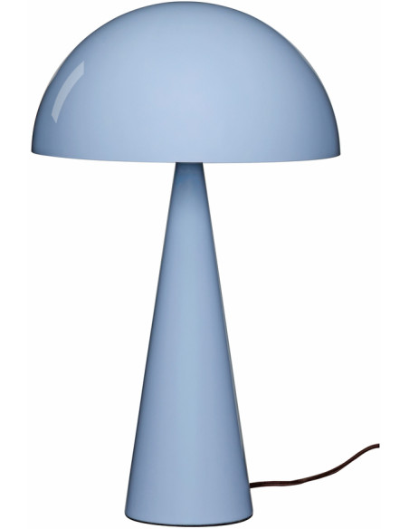 Lampe à poser bleu glacé en fer Ø 30 x H 50 cm Mush