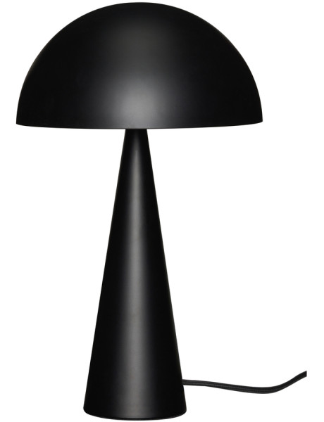Lampe à poser en fer noir mat Ø 30 x H 50 cm Mush