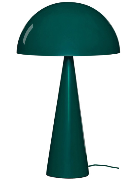 Lampe à poser vert foncé en fer Ø 30 x H 50 cm Mush