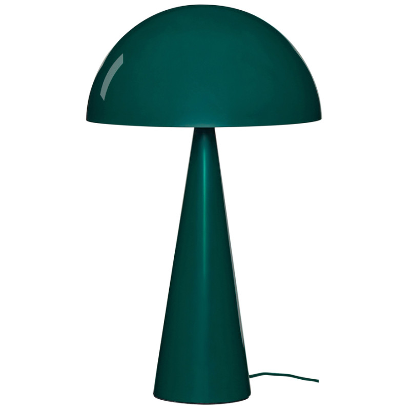 Lampe à poser vert foncé en fer Ø 30...
