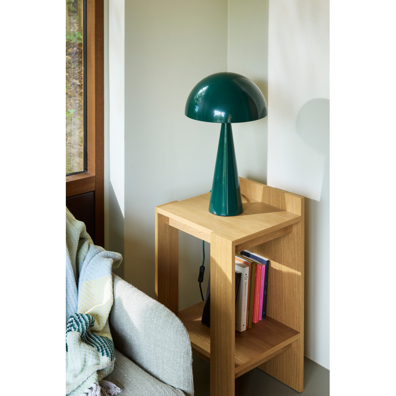 Lampe à poser vert foncé en fer Ø 30...