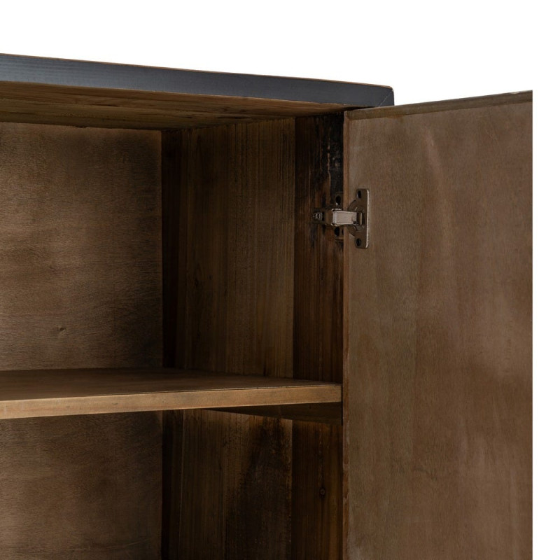 Buffet bas 4 portes en bois de pin...