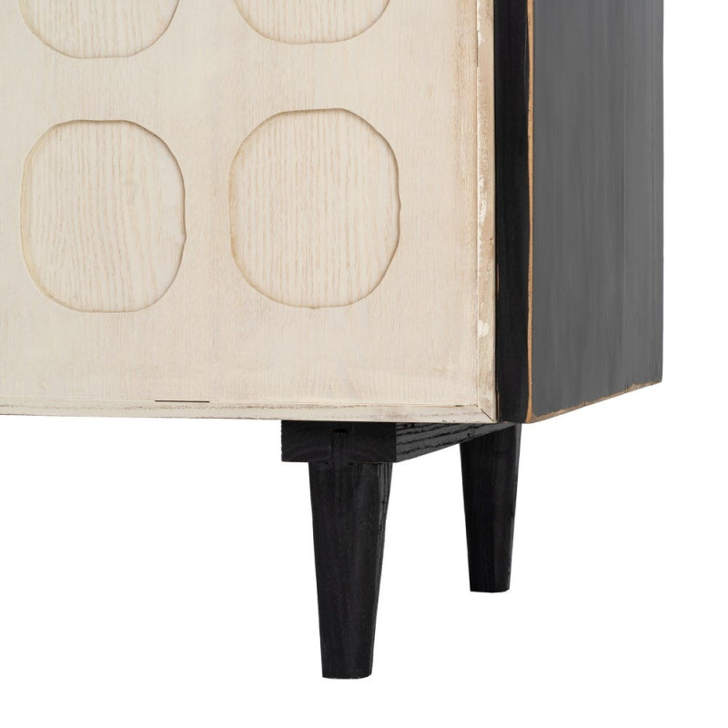 Buffet bas 4 portes en bois de pin...