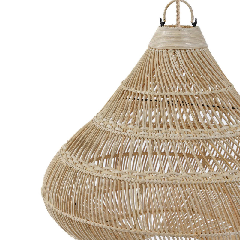 Abat-jour suspension en rotin naturel...