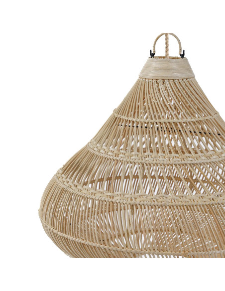Abat-jour suspension en rotin naturel 80 x 80 x 77 cm The Drop