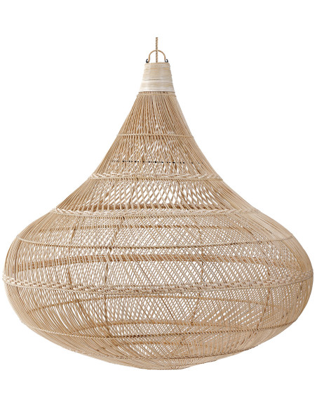 Abat-jour suspension en rotin naturel 107 x 107 x 110 cm The Drop