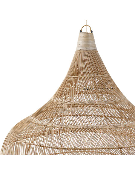 Abat-jour suspension en rotin naturel 107 x 107 x 110 cm The Drop