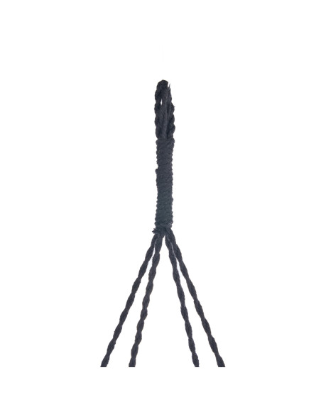 Lustre suspension noir en coton et fer 45 x 45 x 100 cm The Nomad