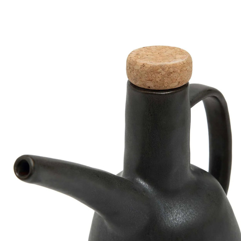 Bouteille à huile d’olive noire en...