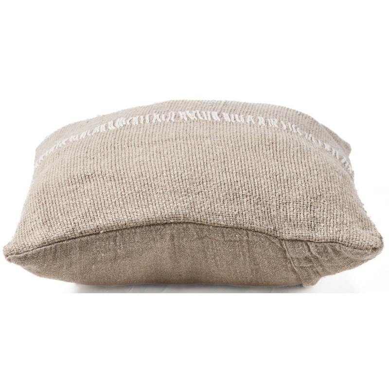Housse de coussin en lin naturel...