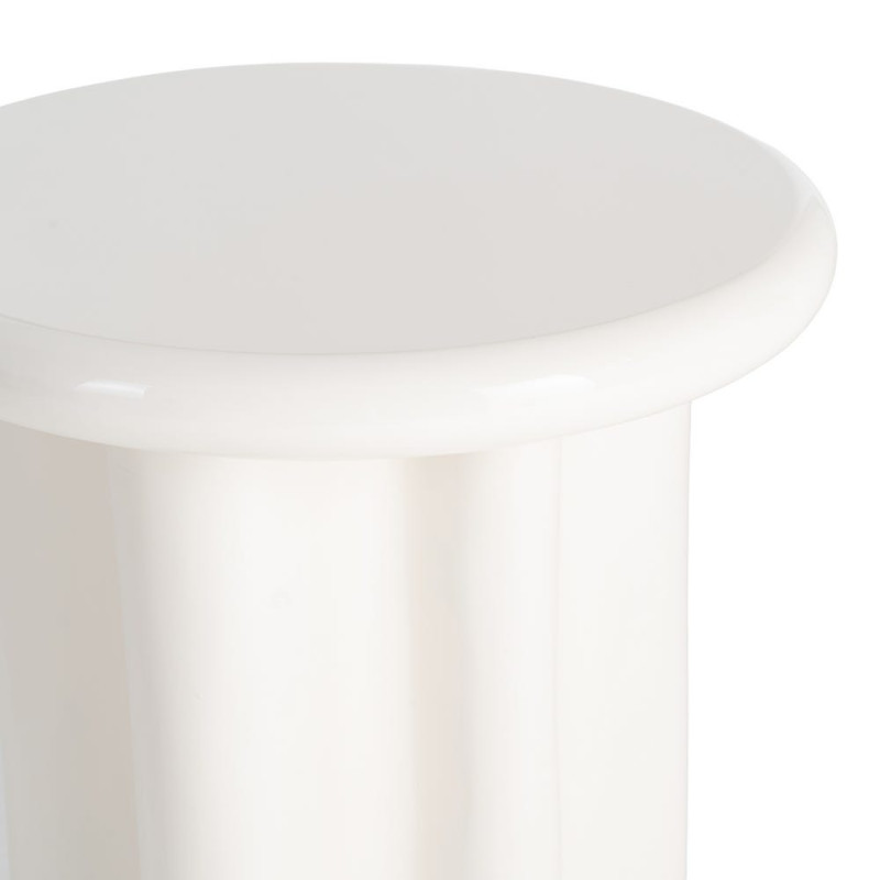 Table d’appoint en MDF laqué crème 50...