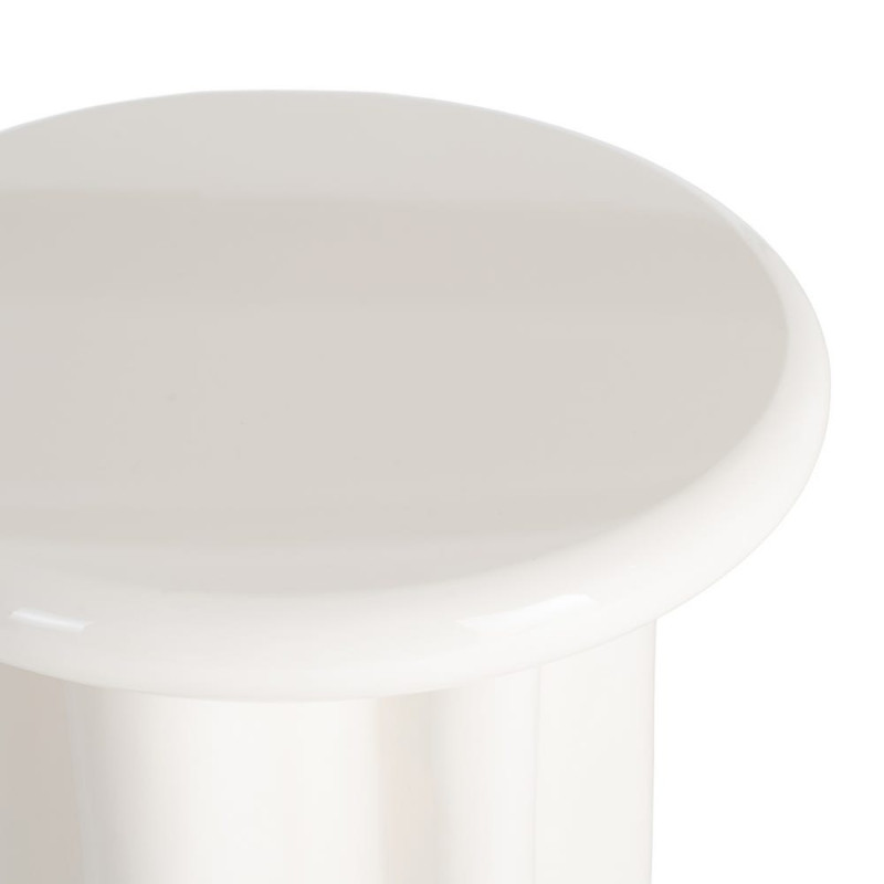 Table d’appoint en MDF laqué crème 50...