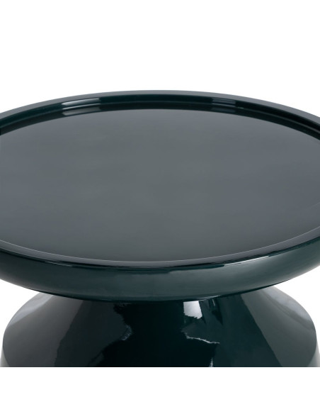 Table d’appoint en MDF laqué vert 40 x 40 x 50 cm Totära