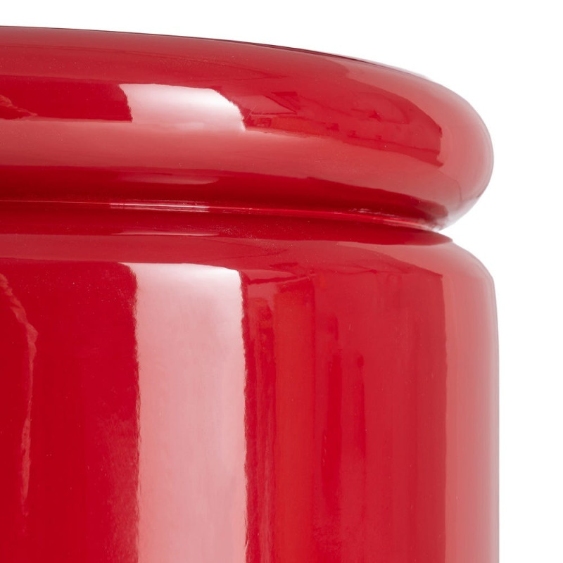 Table d’appoint en MDF laqué rouge 40...