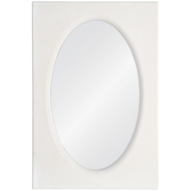 Miroir mural en MDF blanc 80 x 6 x...