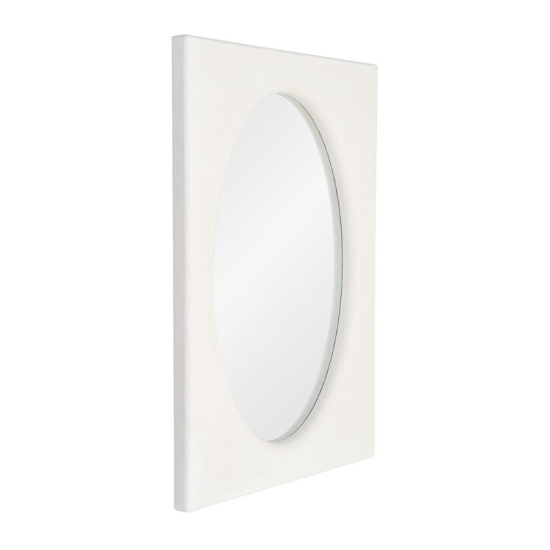 Miroir mural en MDF blanc 80 x 6 x...