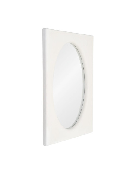 Miroir mural en MDF blanc 80 x 6 x 120 cm Avelis