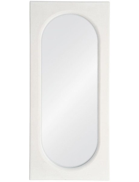 Miroir mural en MDF blanc 80 x 6 x 180 cm Avelis