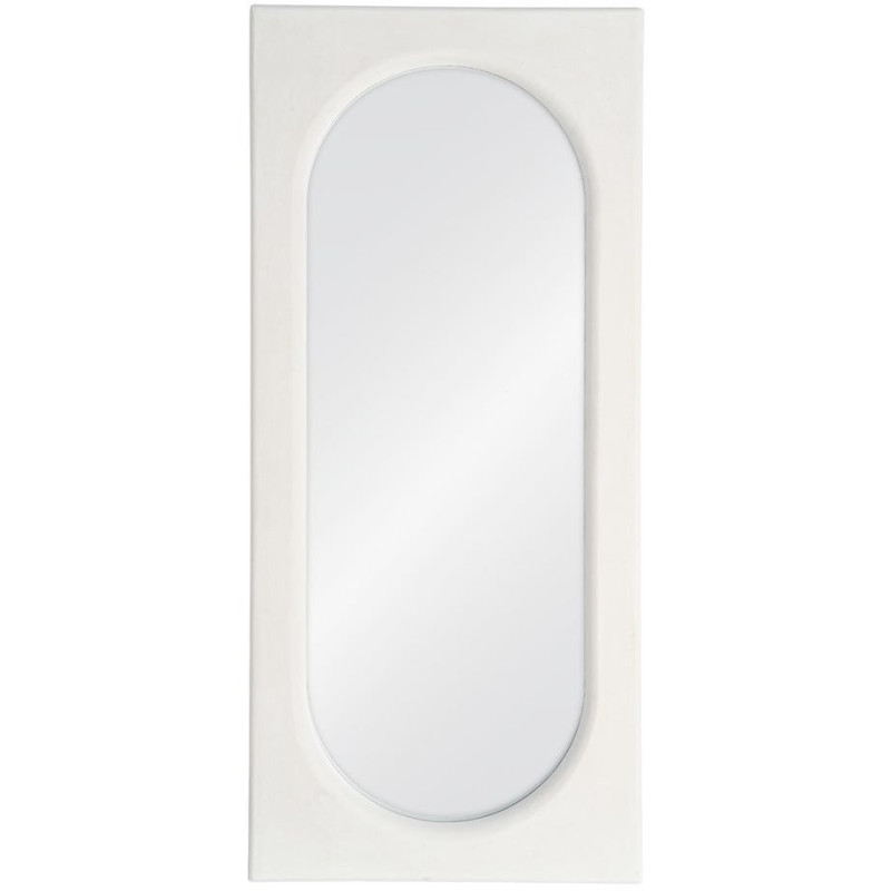 Miroir mural en MDF blanc 80 x 6 x...
