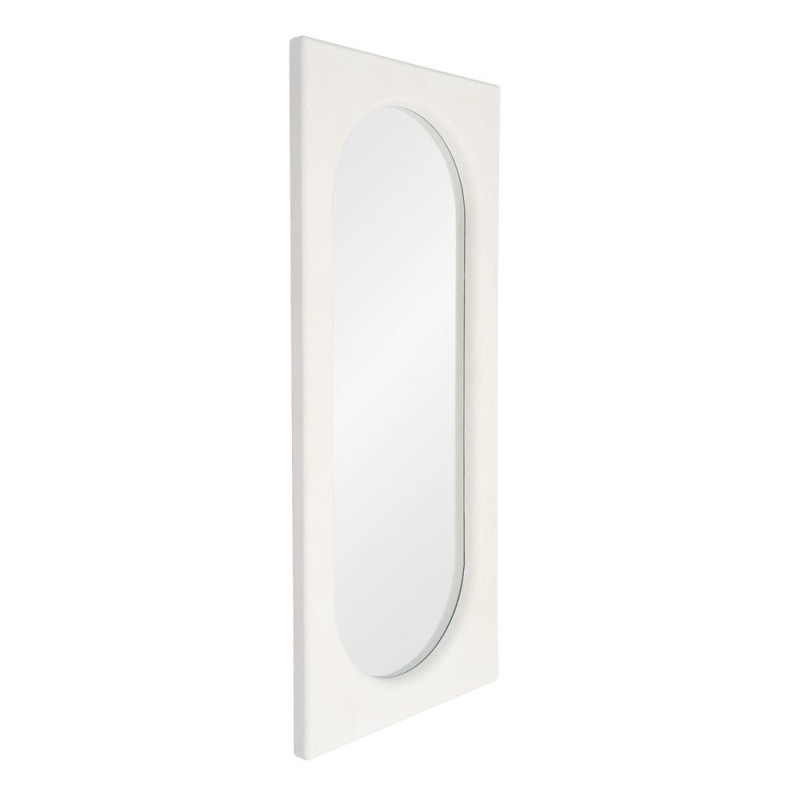 Miroir mural en MDF blanc 80 x 6 x...