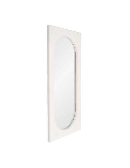 Miroir mural en MDF blanc 80 x 6 x 180 cm Avelis