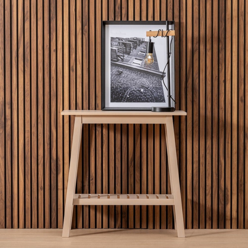 Console crème en MDF et bois de pin...