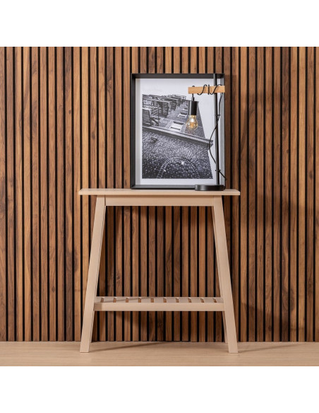 Console crème en MDF et bois de pin 71 x 30 x 71 cm Jodie