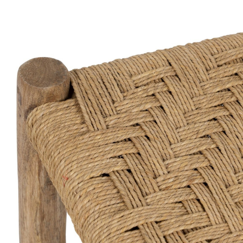 Banquette en bois de manguier et...