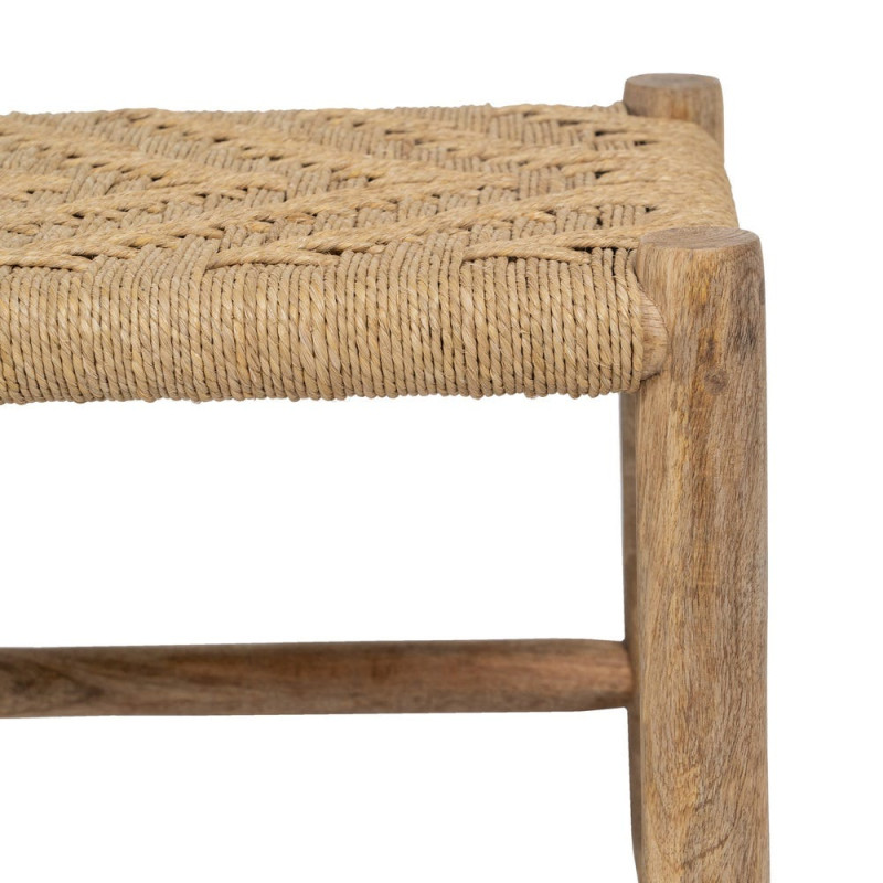 Banquette en bois de manguier et...