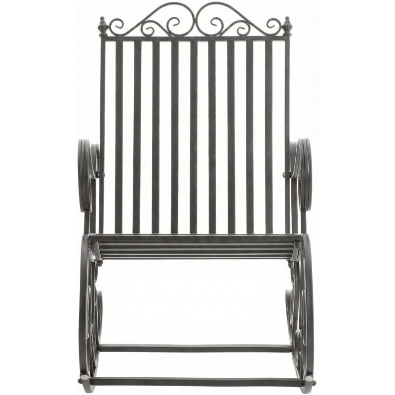 Fauteuil à bascule de jardin en métal...