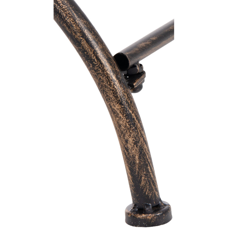 Fauteuil de jardin en métal bronze 56...