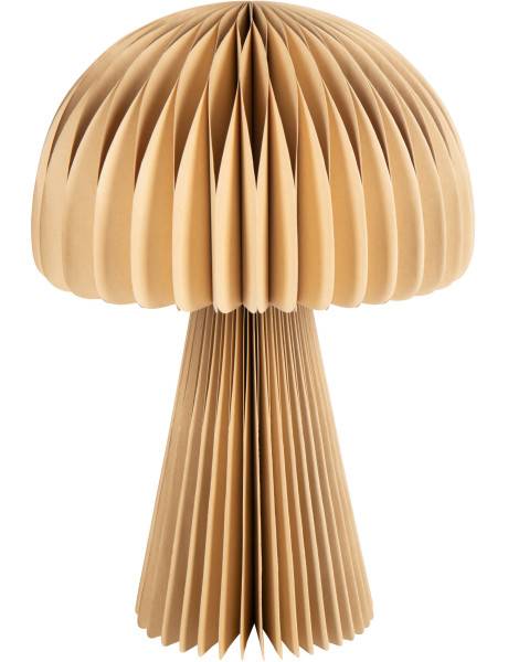 Abat-jour pour lampe à poser champignon en papier camel...
