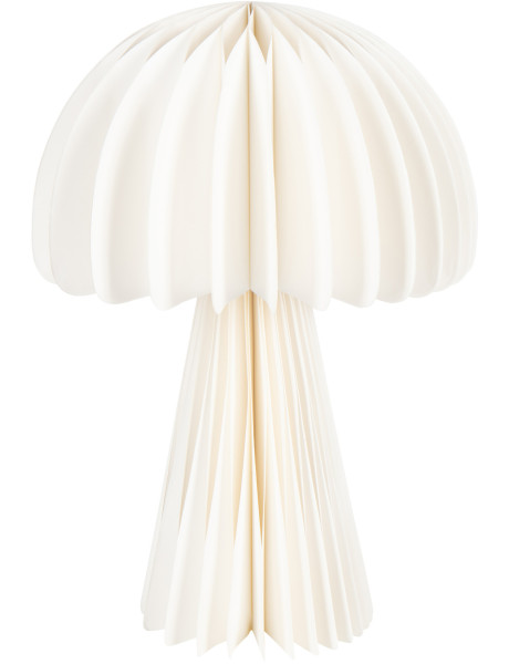 Abat-jour champignon pour lampe à poser en papier blanc...