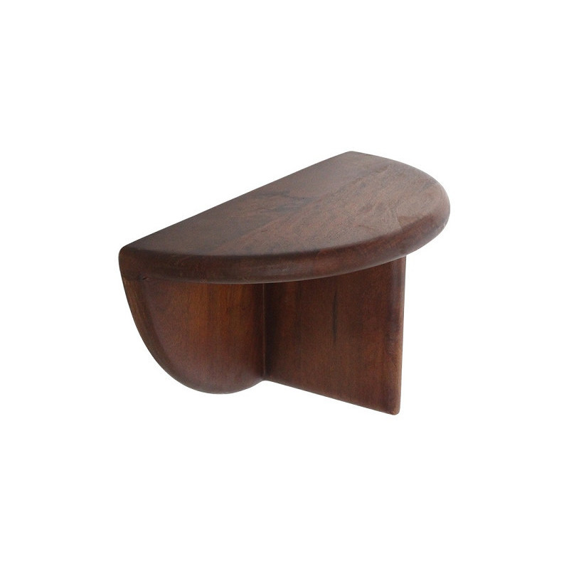Étagère murale ronde en bois de...