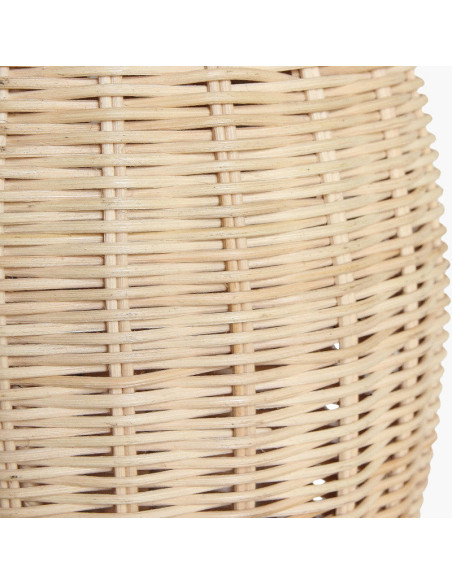 Lampadaire en rotin naturel 50 x 50 x 175 cm Tao
