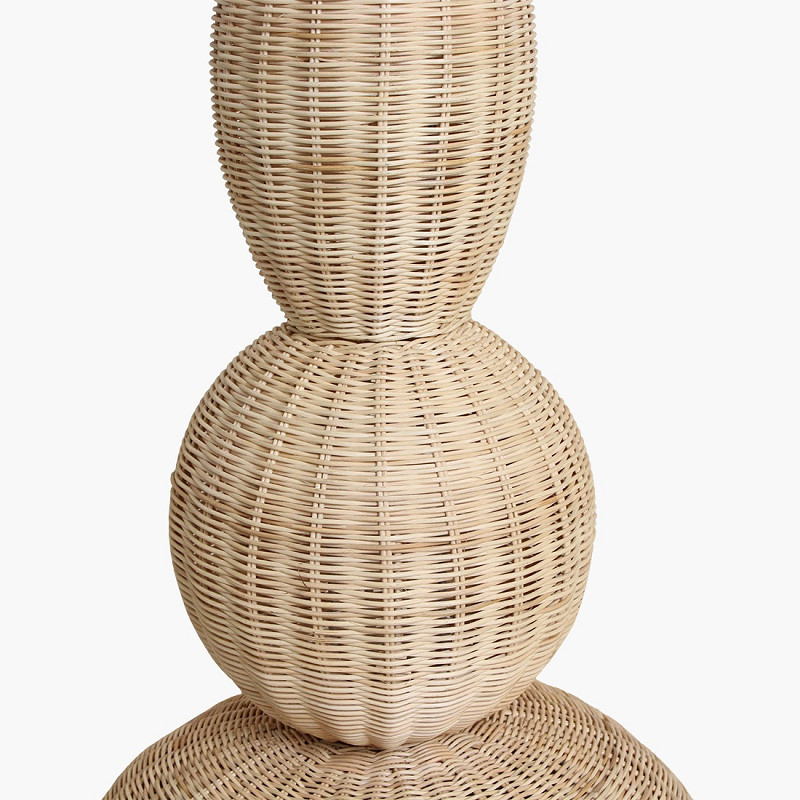Lampadaire en rotin naturel 50 x 50 x...