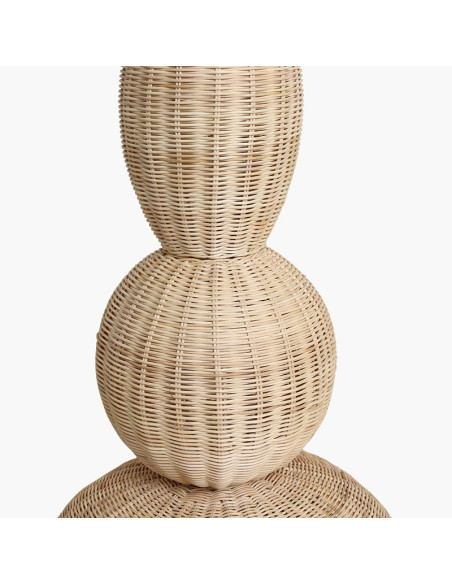 Lampadaire en rotin naturel 50 x 50 x 175 cm Tao