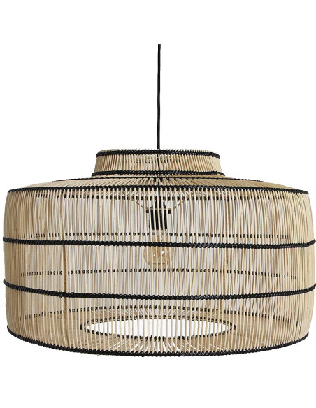 Suspension en rotin naturel 61 x 61 x 36 cm Stella